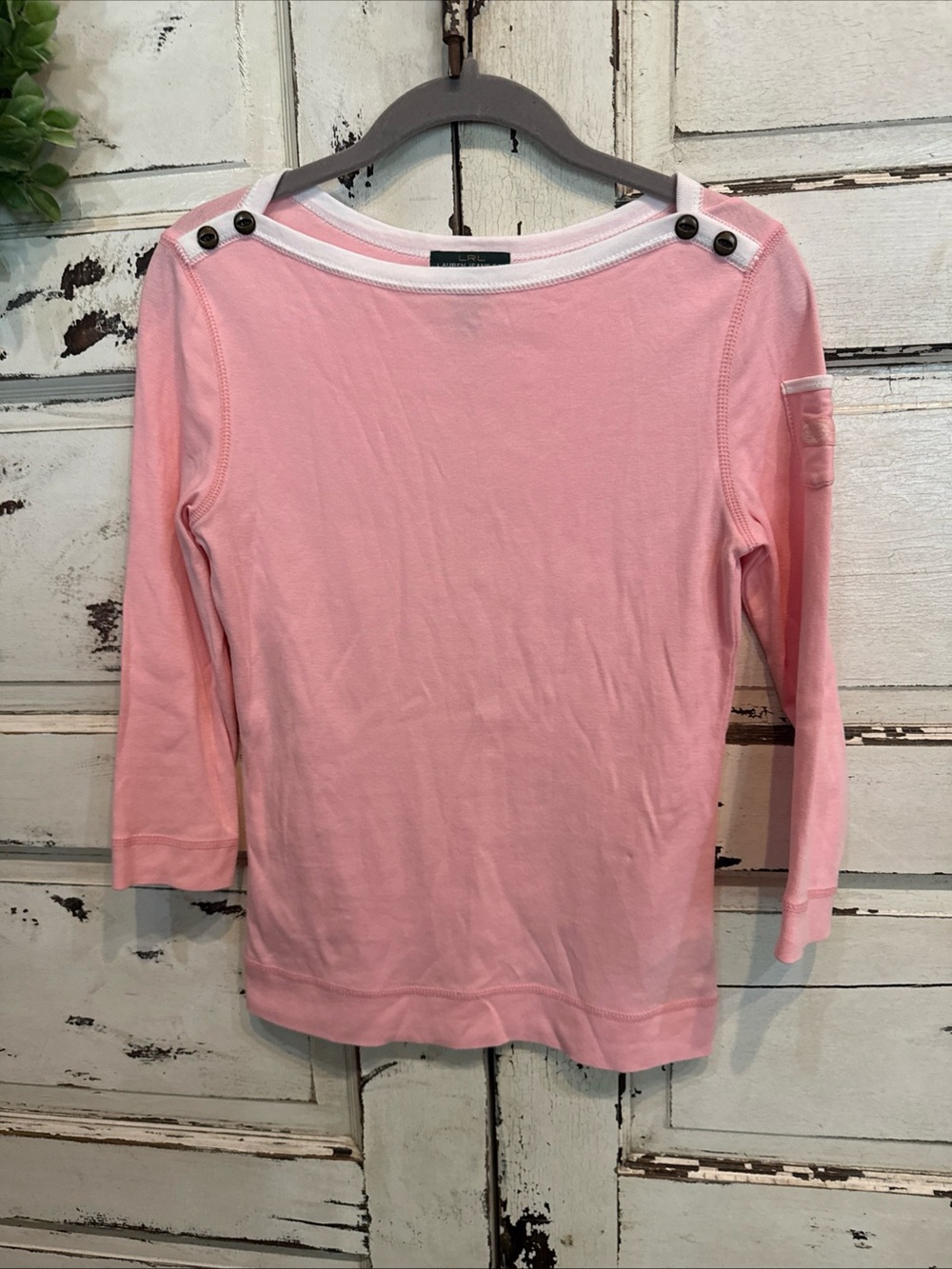 Vintage Lauren Ralph Lauren Pink Top XS